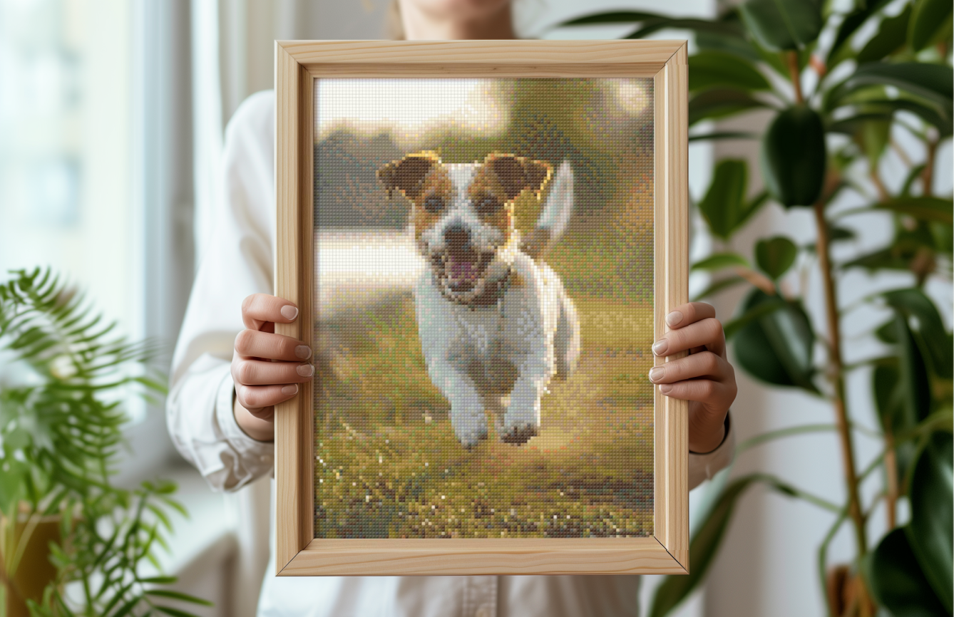 Wat is diamond painting eigen foto